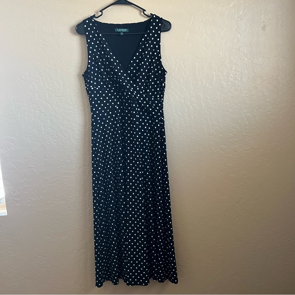 Lauren Ralph Lauren Polka Dot Dress - Size 8